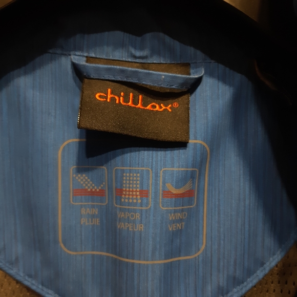 Chillax windbreaker jacket raincoat blue s… - Picture 4 of 7